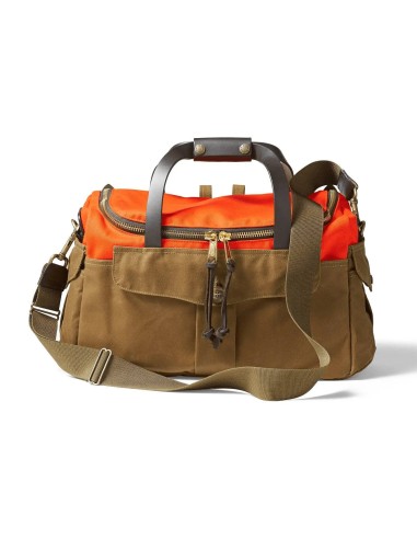 Filson Heritage Sportsman Bag Orange Dark Tan de France