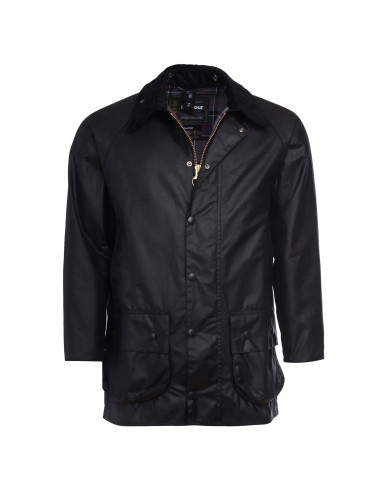 Barbour Beaufort Wax Jacket Black basket pas cher