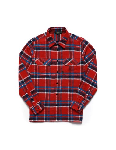 Sebago Swan L/S Check Shirt Check Orange les muscles