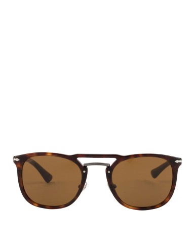 Persol 0PO3235S 24/33 50 Sunglasses Havana / Gunmetal / Brown d'Europe débarque