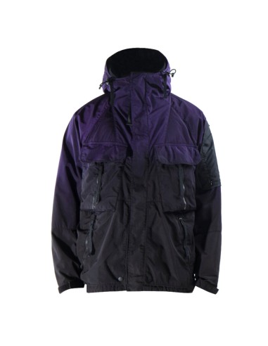 Nemen Dare 3 Layer Jacket New Purple / Ink Black s'inspire de l'anatomie humaine