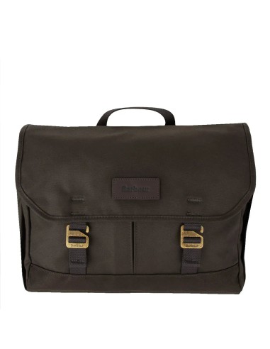 Barbour Essential Wax Messenger Bag Olive offre 