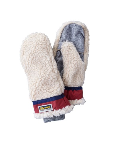 Elmer Gloves Wool Pile Mitten Beige / Wine meilleur choix