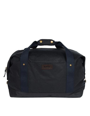 Barbour Essential Wax Holdall Navy Véritable concentré