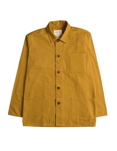 Uskees 3001 Buttoned Overshirt Yellow ouvre sa boutique