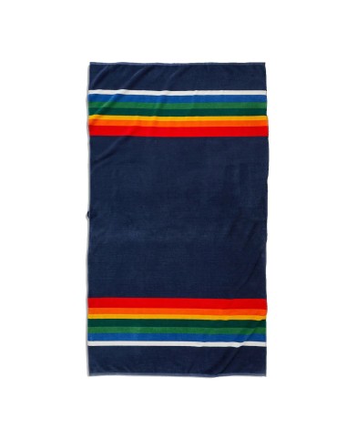 Pendleton Oversized Dobby Spa Towel Crater Lake Navy Le MVP de beaucoup