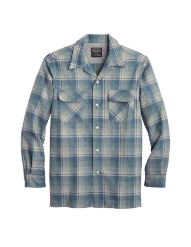 Pendleton Board Shirt Blue Mix Plaid 2023