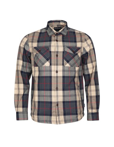 Barbour Canwell Overshirt Stone Tartan hantent personnes