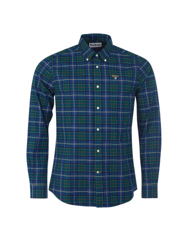 Barbour Oxbridge Tartan Tailored Shirt Ivy Tartan pas cheres