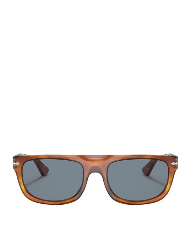 Persol 0PO3271S 96/56 55 Sunglasses Terra Di Siena / Light Blue Comparez et commandez 