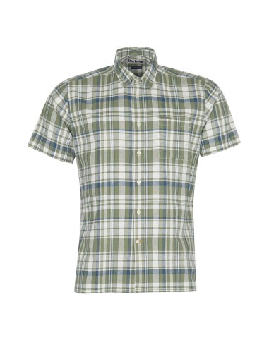 Barbour Bodmin Short Sleeve Summer Shirt Olive 50-70% off 