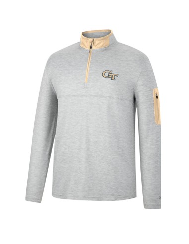 Georgia Tech Yellow Jackets 1/4 Zip Media Pocket Pour