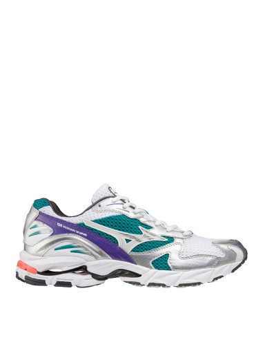 Mizuno Wave Rider 10 White / Silver / Teal Blue acheter