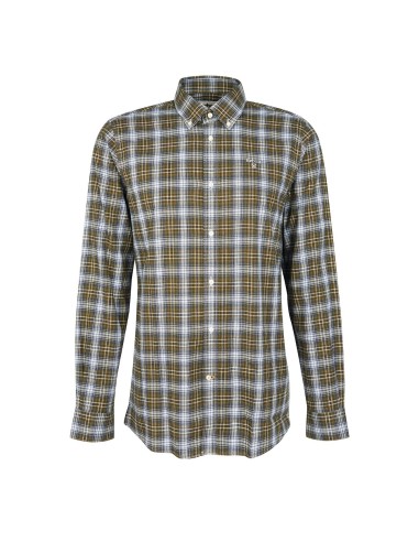 Barbour Portland Tailored Fit Shirt Moss les ligaments