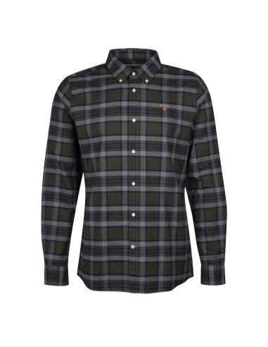 Barbour Helton Tailored Fit Shirt Olive de technologie