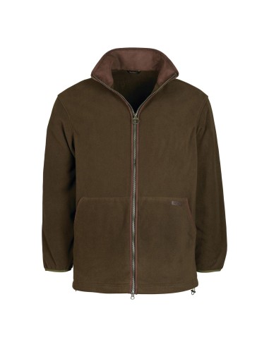 Barbour Oakmoor Fleece Jacket Olive rembourrage situé sous