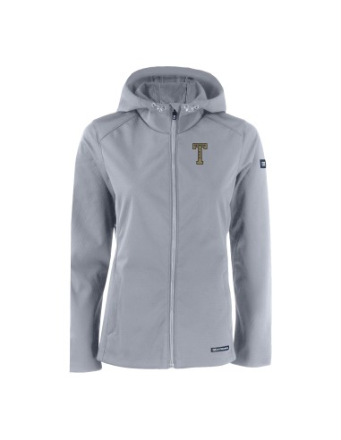 Ladies Georgia Tech Yellow Jackets College Vault Cutter & Buck Evoke Eco Softshell Recycled Full Zip Jacket Comment ça marche